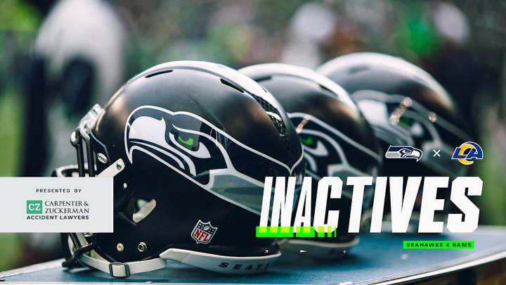 Seahawks at Rams Week 11 Inactives