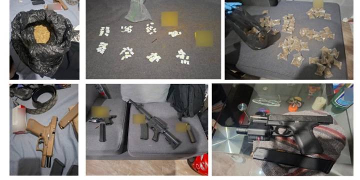 Autoridades encuentran armas y drogas durante cateo en la CDMX: hay un menor detenido