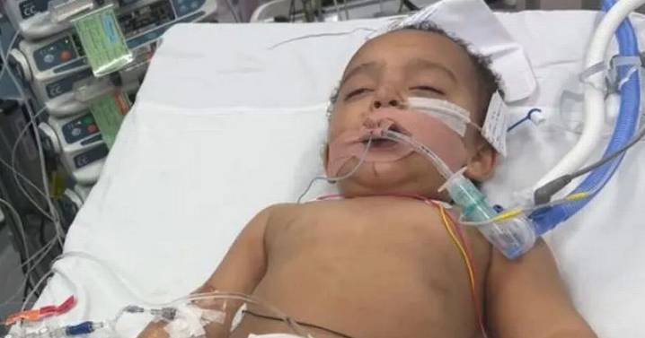 Baby suffers heart attack and loses tongue after drinking 'killer' drain unblocker