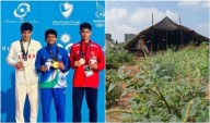 Asian Wrestling Youth Championship Gold medallist Sunny Subhash Fulmali lives in a tent with family
