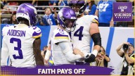 FAITH In J.J. McCarthy Leads Minnesota Vikings To Signature Win
