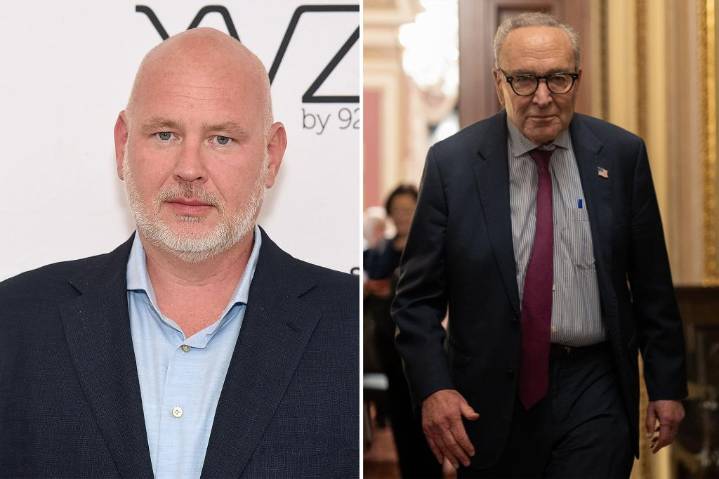 Anti-MAGA group calls for Chuck Schumer's resignation after renegade Senate Dems cave on govt shutdown -