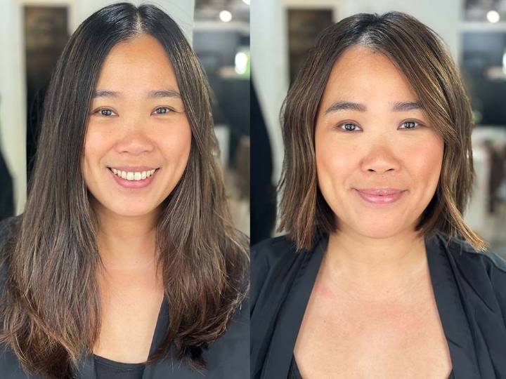 Makeover: Ready to let go of your long hair? Try this layered bob