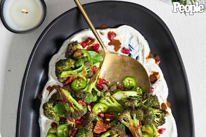 Lena Ciardullo’s Charred Broccoli with Pomegranate and Pecans Recipe