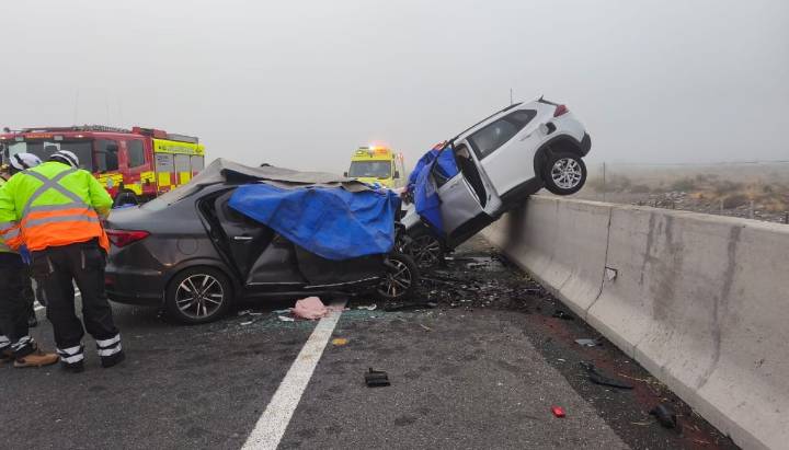 Tragedia en San Felipe: colisión frontal entre auto chileno y argentino deja tres muertos y dos niños graves en autopista Los Andes
