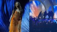 Miss Universe Jamaica Stumbles And Falls Off Stage