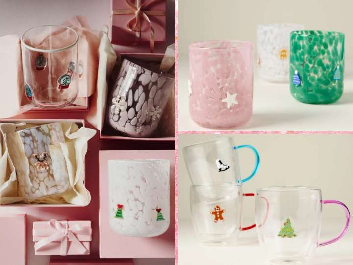 Anthropologie’s viral glassware collection has a festive new holiday twist for less than $20