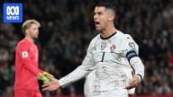 Cristiano Ronaldo receives first red card of international career after elbow to Irishman