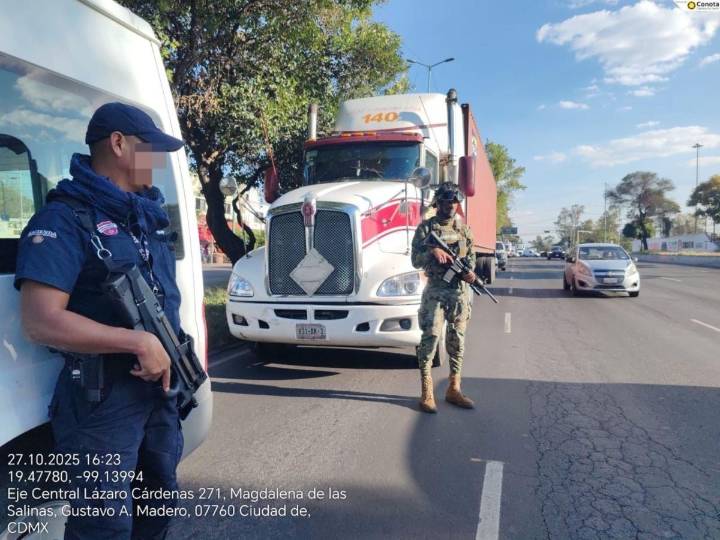 Semar apoya en detención de 46 presuntos delincuentes en CDMX en un mes