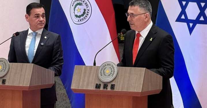 Israel, Paraguay sign security pact as Sa’ar calls for greater trade ties