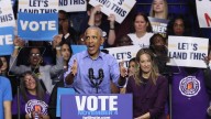 Obama rallies for Mikie Sherrill in New Jersey gubernatorial race