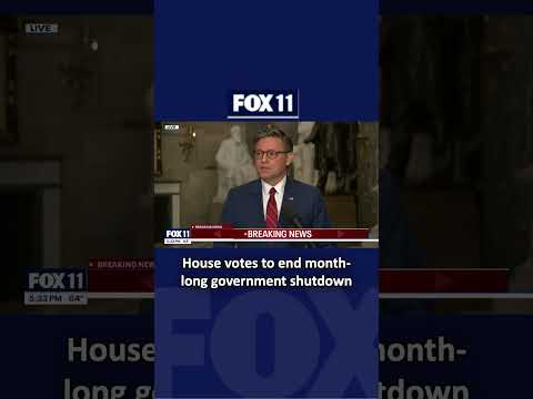 House votes to end government shutdown