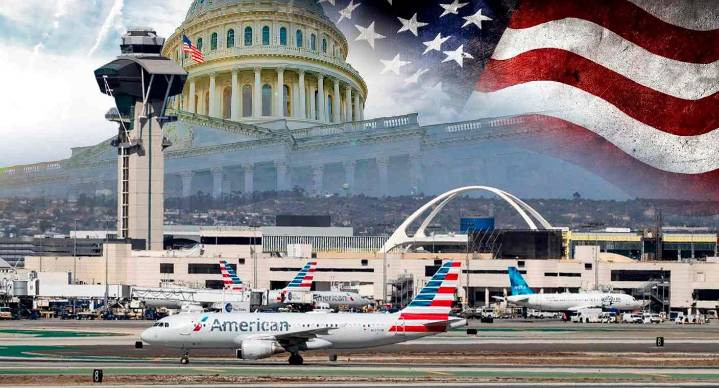 Cancelan mil 200 vuelos por cierre de gobierno en EEUU