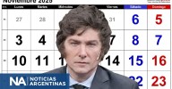 Javier Milei decidió trasladar el feriado por el Día de la Soberanía para el fin de semana largo de noviembre