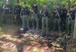 Venezuela destruye campamento que pertenecería al frente 33 de las disidencias de alias ‘Calarcá’.