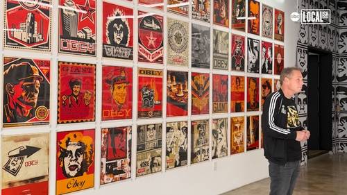 Artist behind Obama "Hope" poster and iconic OBEY art gets major retrospective exhibition in LA