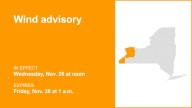 Wind advisory affecting New York from Wednesday to Friday