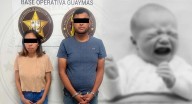 Vinculan a proceso a mujer por maltratar a bebé de meses en Guaymas; imputan a su pareja por grabar los hechos