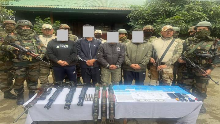 Nine KCP cadres with arms arrested in Manipur