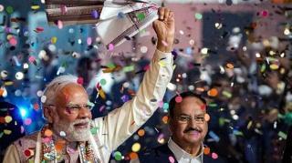 Modi- Nitish Wave Smashes Cong, RJD In Bihar, Tejashwi & Co Crumble