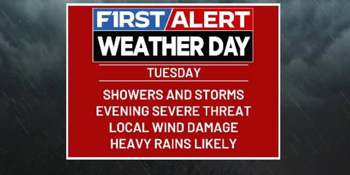 FIRST ALERT | Chris Bailey has a First Alert Weather Day