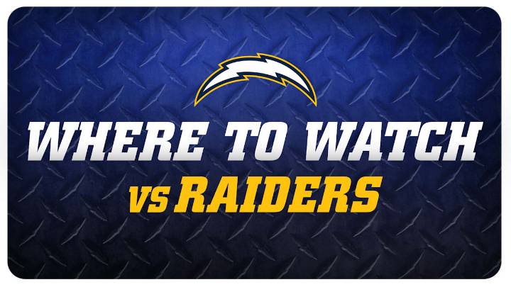 Los Angeles Chargers vs. Las Vegas Raiders: Where to Watch, Listen & Live Stream in Week 13