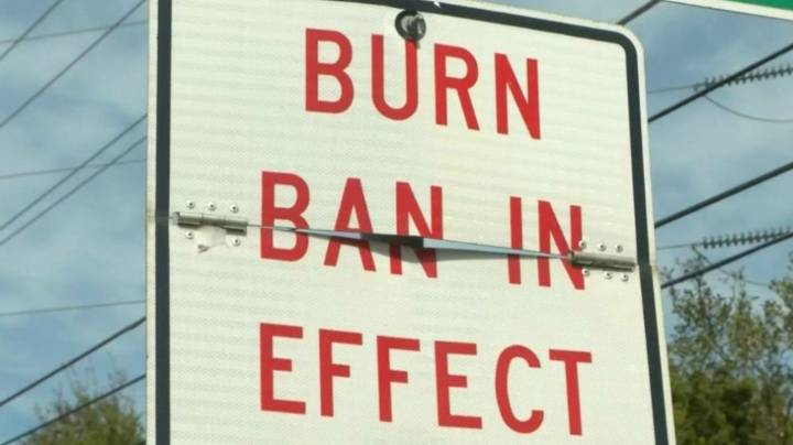 Burn ban in effect for parts of Citrus County