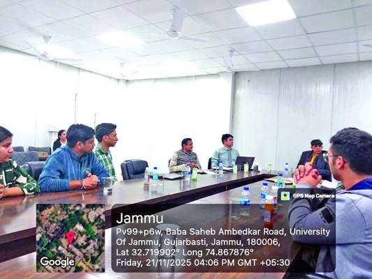 Vice Chairman JKHEC reviews progress of Design Your Degree Program at JU