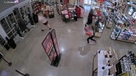 Video shows suspects trying to steal boxes of fragrance products from store in Upland