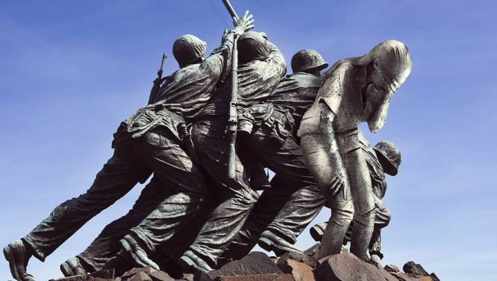 AOC Added To Iwo Jima Memorial For Surviving Capitol Riot