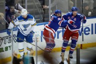Rangers snap four-game skid with home victory over Blues