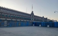 Palacio Nacional y Catedral amanecen blindados con vallas por marcha del #25N