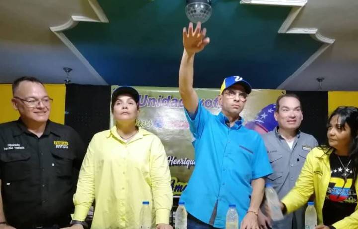 Mantra “Unidad y Voto” repitió Capriles en Tucupita