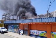 Incendio en bodegas de un mall chino de Viña del Mar dejó cuatro locales afectados y a más de 60 mil clientes sin energía eléctrica