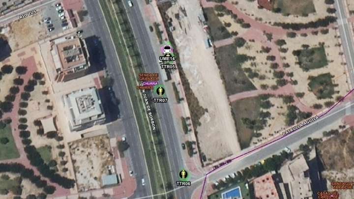 Herida grave una mujer al ser atropellada en la avenida Juan de Borbón de Murcia