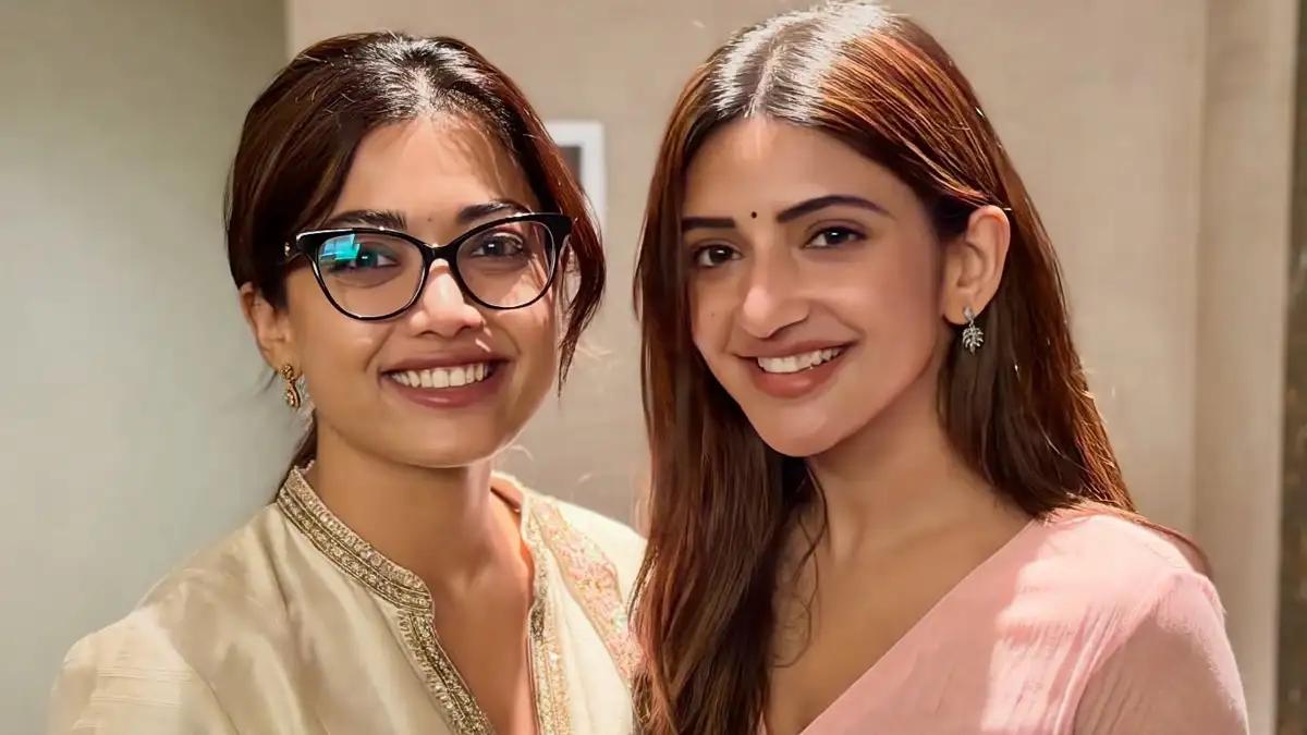 Photo Moment: Rashmika Mandanna and Sreeleela share a lovely moment