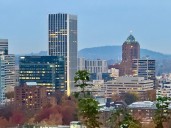 Wet, windy Thanksgiving Day around Portland