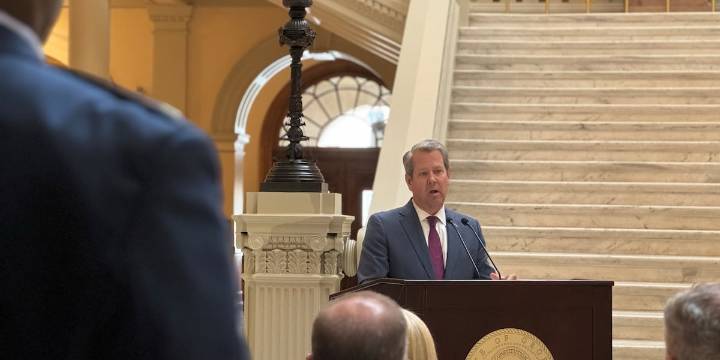 Gov. Kemp honors Georgia veterans during ceremony at Capitol