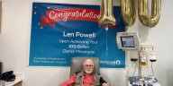 ‘To me it’s worth it’: Former Thomasville mayor honored for donating 100 gallons of blood