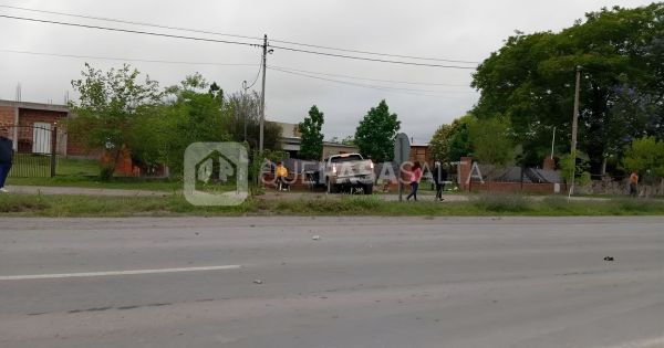 [URGENTE] Terrible choque en Ruta 51: una camioneta impactó contra un domicilio