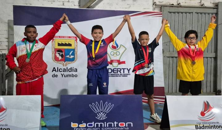 Yumbo brilló en el Nacional de Bádminton -