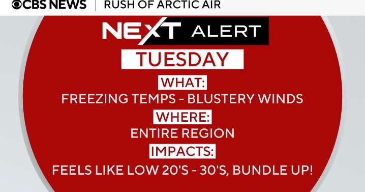 Monday turns colder before a taste of winter Tuesday in Philadelphia area. Here's the weather forecast.