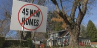 North Olmsted residents rally against proposed townhome development in historic district