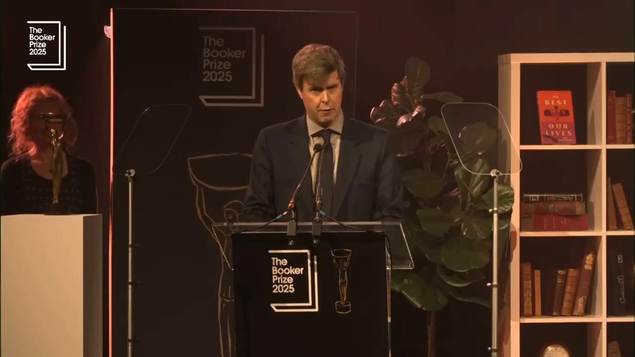 David Szalay wins the 2025 Booker Prize for fiction for his novel 'Flesh'