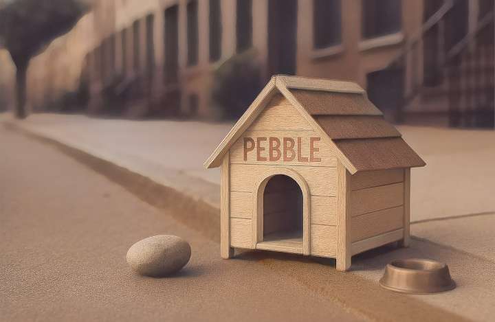 My pebble pal – a loyal friend always ready to roll: Vincent Burke