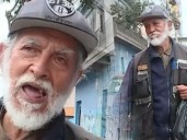 Este es el cambio extremo de un abuelito desalojado que se gana la vida limitando lunas de autos