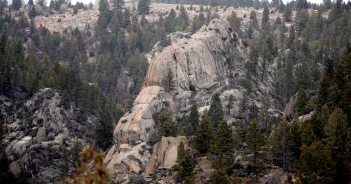 A stone mountain near Butte is the inspiration behind the Great Divide trophy for the Cat