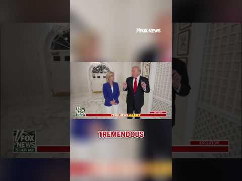 Trump says he got his love for building from playing with blocks, watching his father #shorts #fox