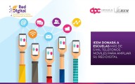 IEEM donará a escuelas más de 5 mil teléfonos móviles para ampliar su red digital