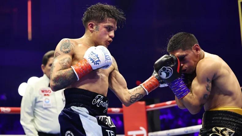 Dura derrota del Puma Martínez: fue noqueado en el 10º round por Jesse Bam Rodríguez y perdió su título mundial supermosca